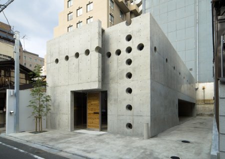 Image of exterior walls designed using textured concrete finish