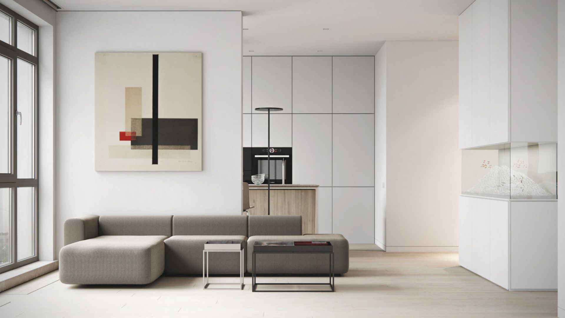 classy minimalist living room