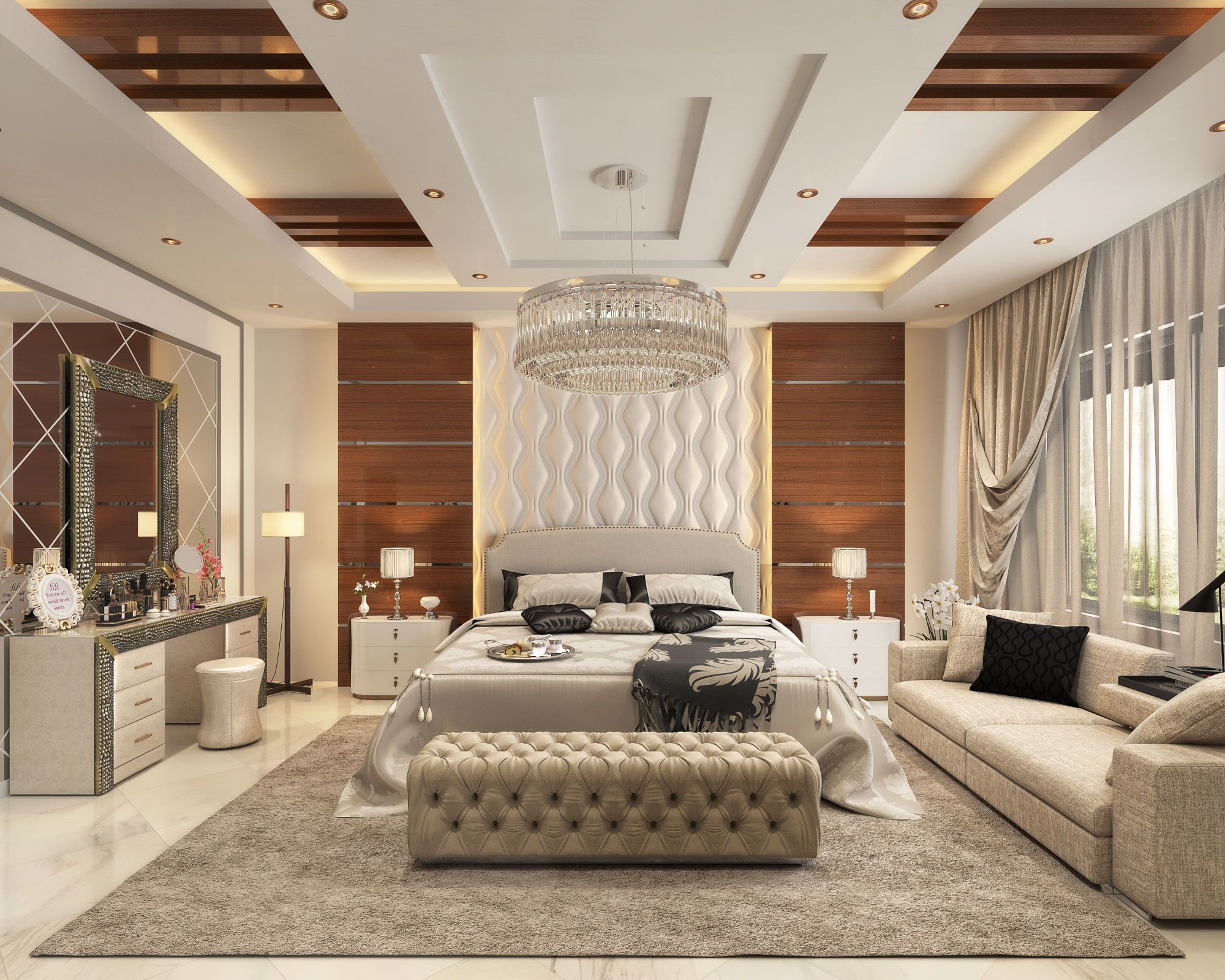 Interior design for bedrooms