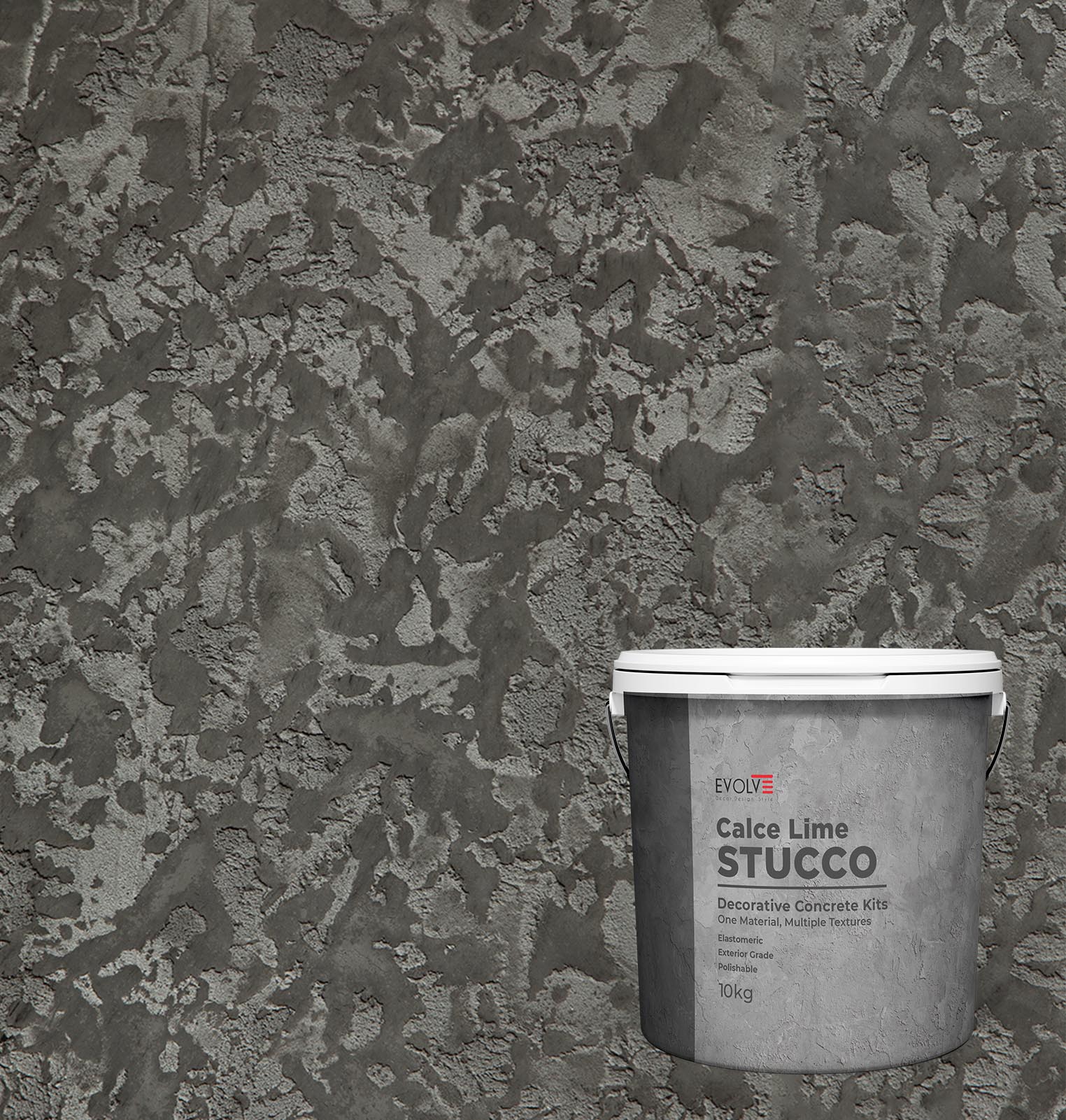 Calce Lime Stucco Concrete Material Kit