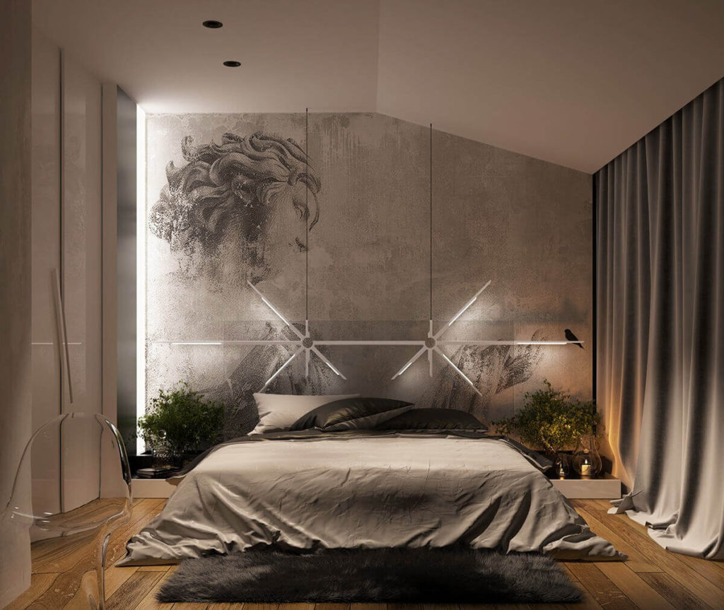 Bedroom wall decor idea
