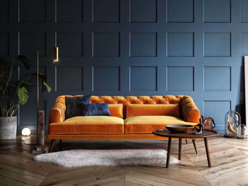 Navy Blue Living Room Colour For 2022