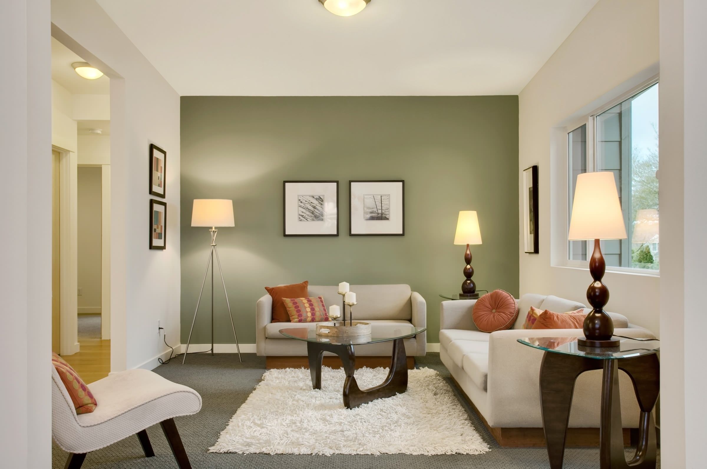 3. Create A Neutral Palette With Muted Greens   Green Living Room Ideas   Evolve India 