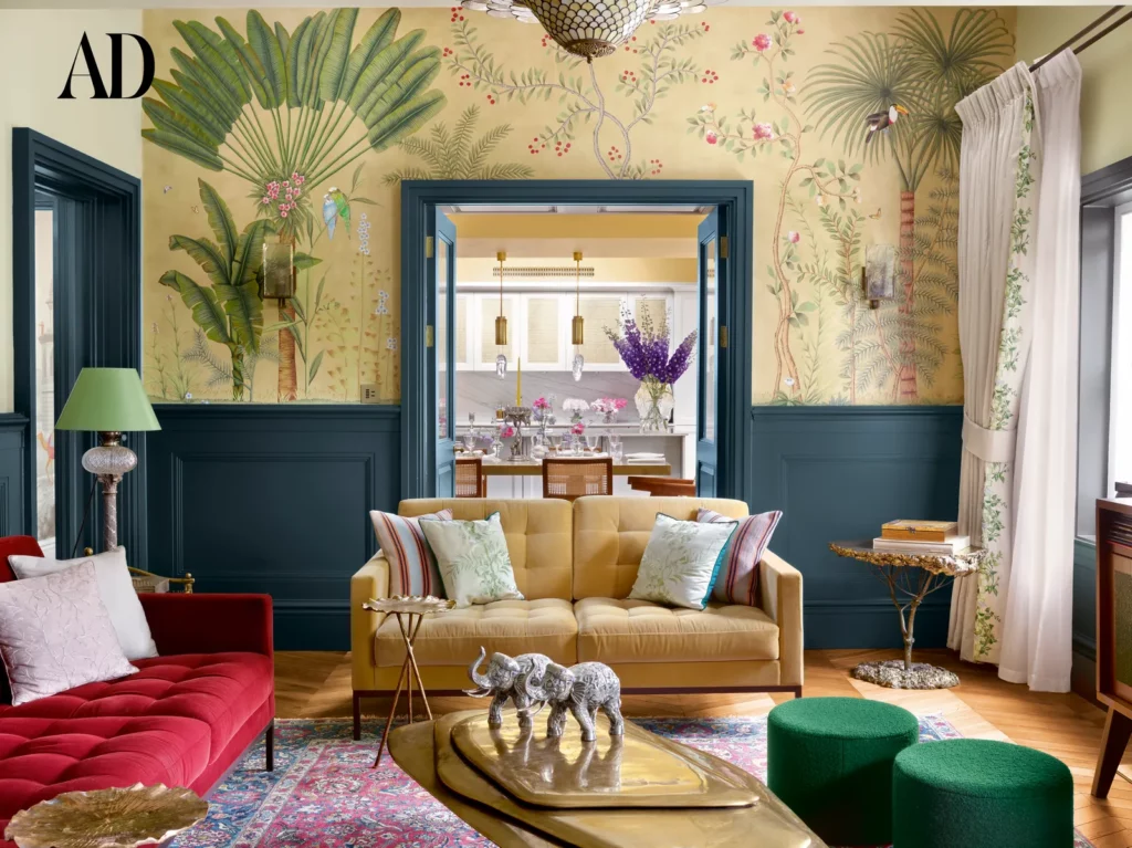 Types of wall covering - Use a unique wallpaper to achieve the chic New York apartment aesthetic