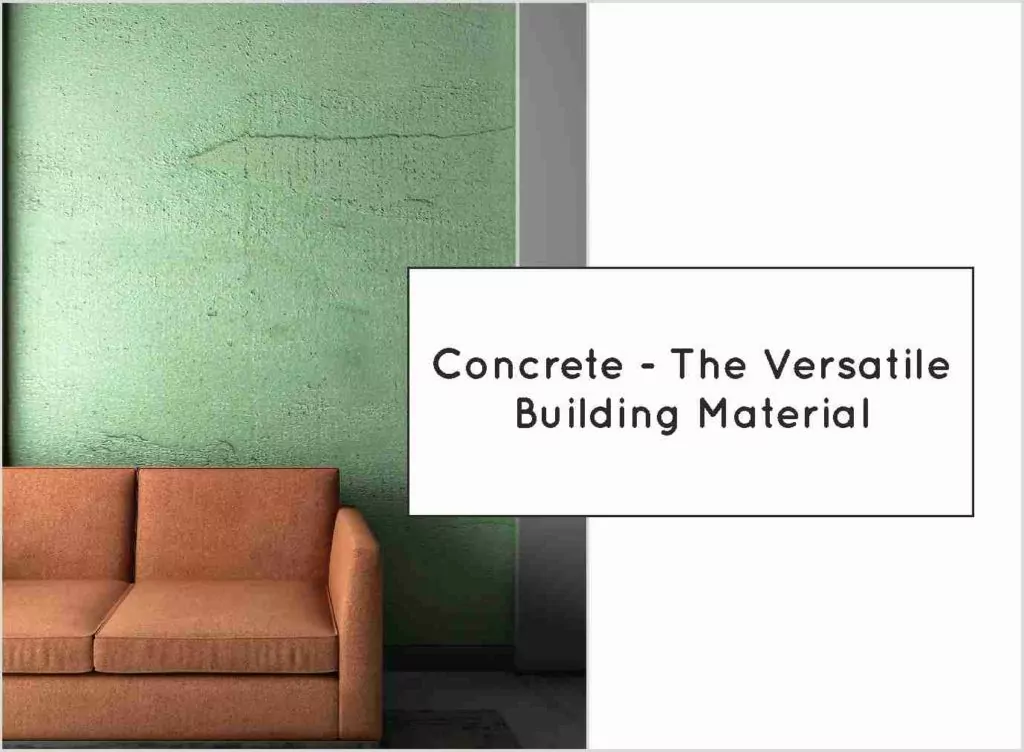 Concrete in building material