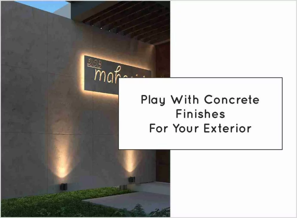 Concrete Finishes For Exterior
