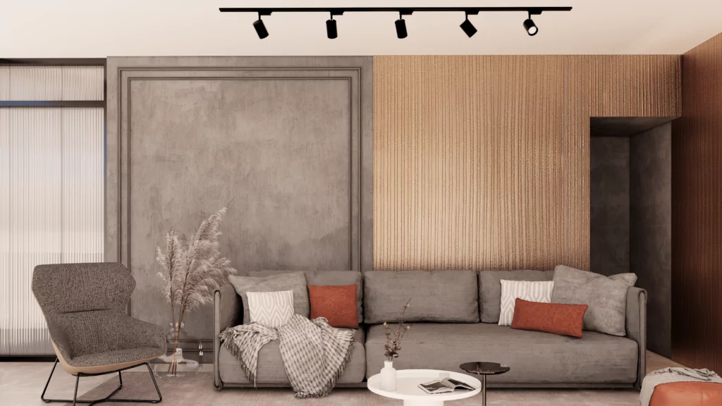 Gold Living Room Colour Design 2022