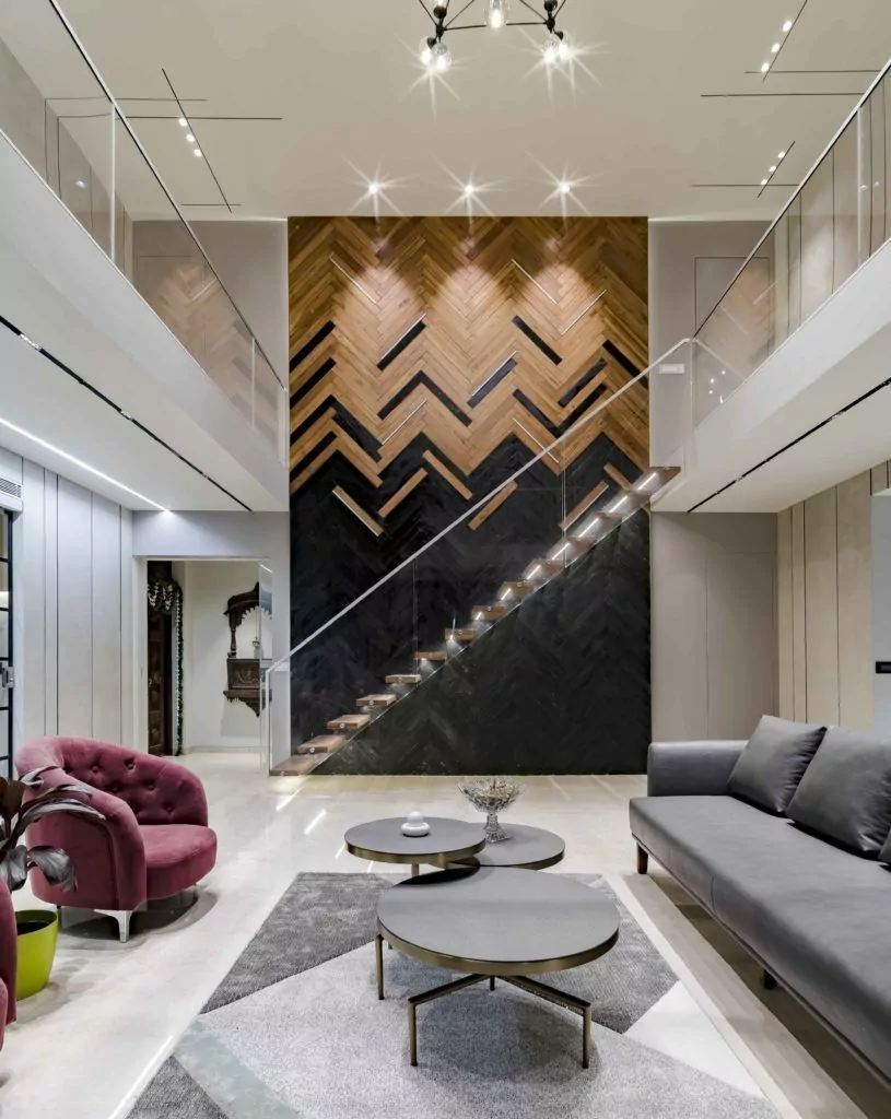 10 Double-Height Accent Wall Ideas To Instill A Sense of Grandeur Into Your Spaces
